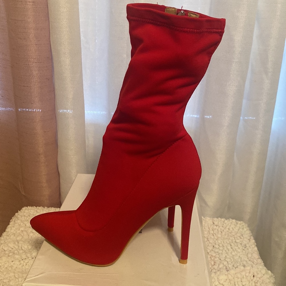 Red Sock Boots |Never Worn|